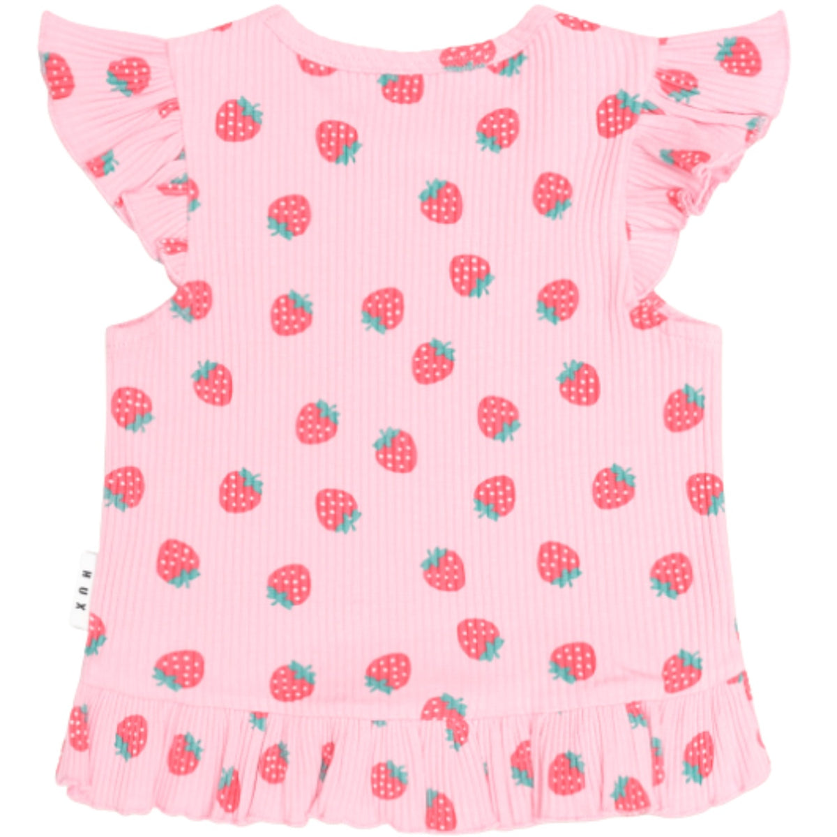 Strawberry Peplum Tee