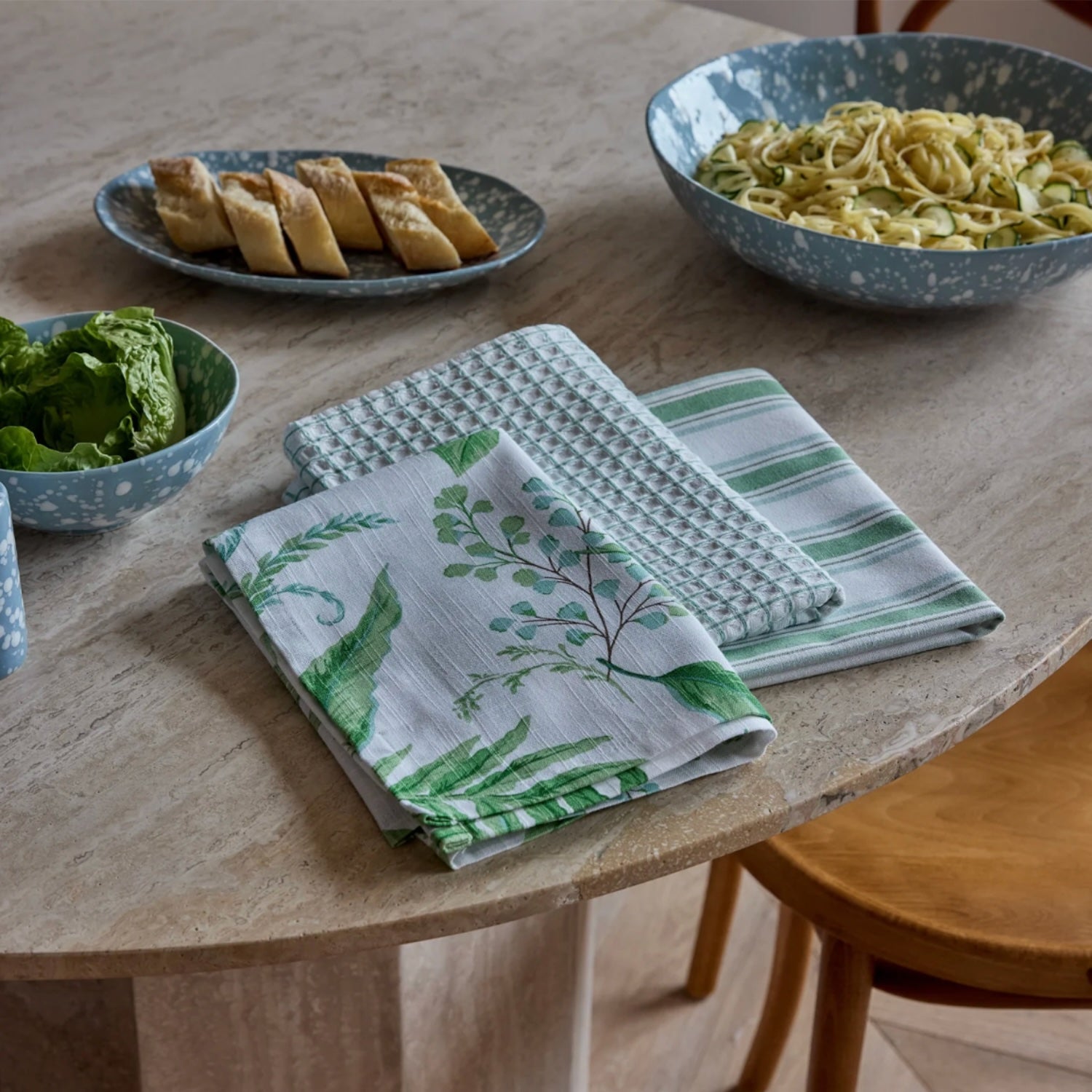 3pk Fern Tea Towel