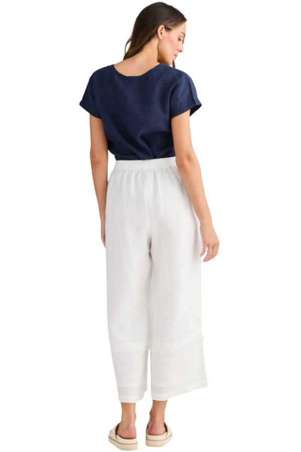 Sailor Pant - White Linen