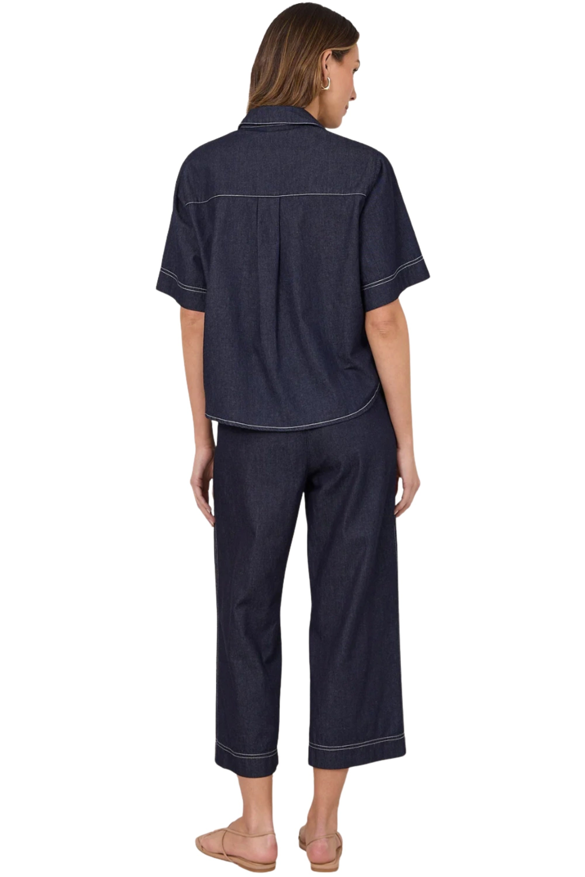 Lyndon Cropped Pant - Denim