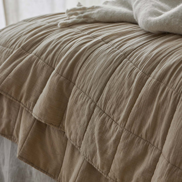 Bailey Neutral Stonewash Coverlet