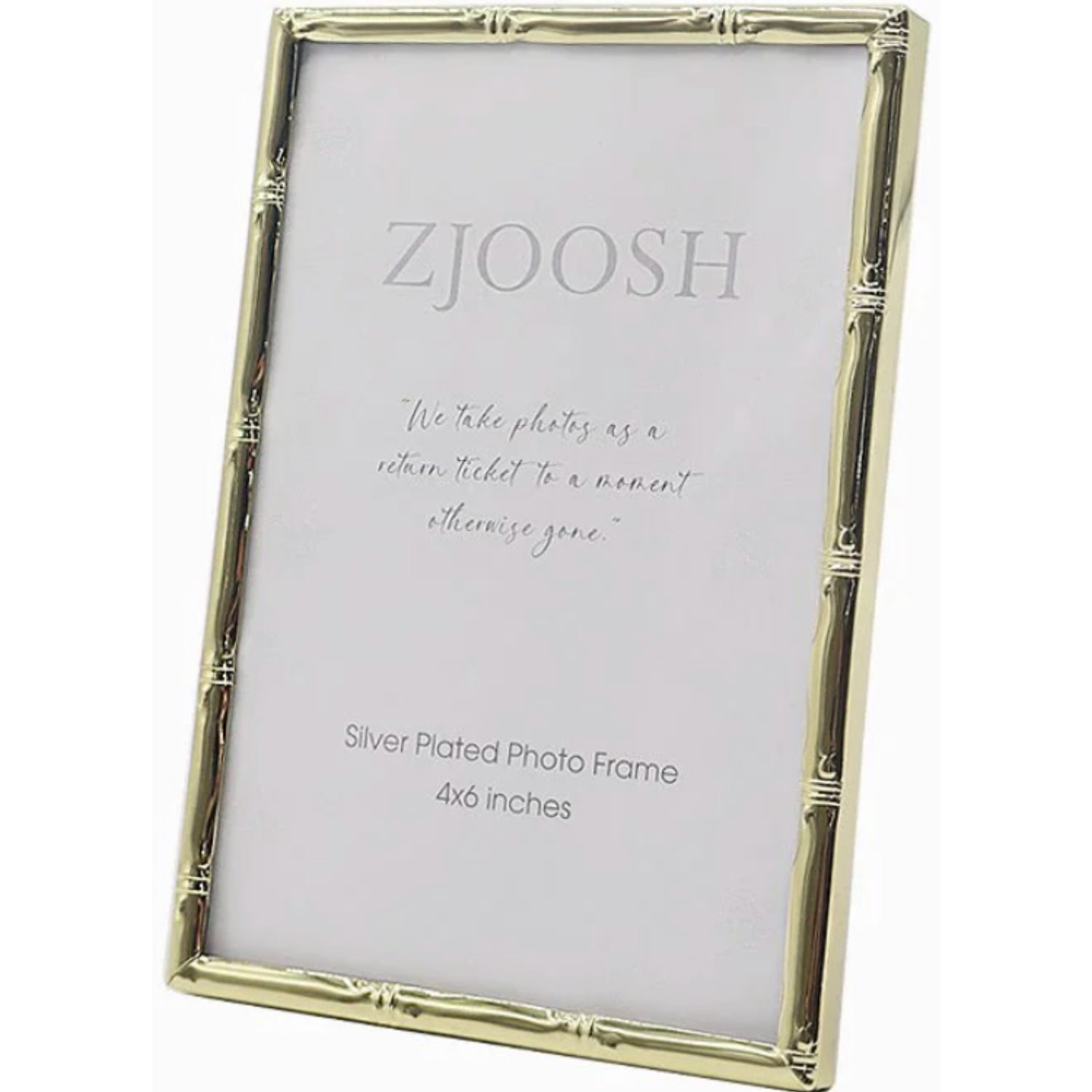 Bamboo Photo Frame 4x6 - Gold
