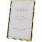 Bamboo Photo Frame 4x6 - Gold