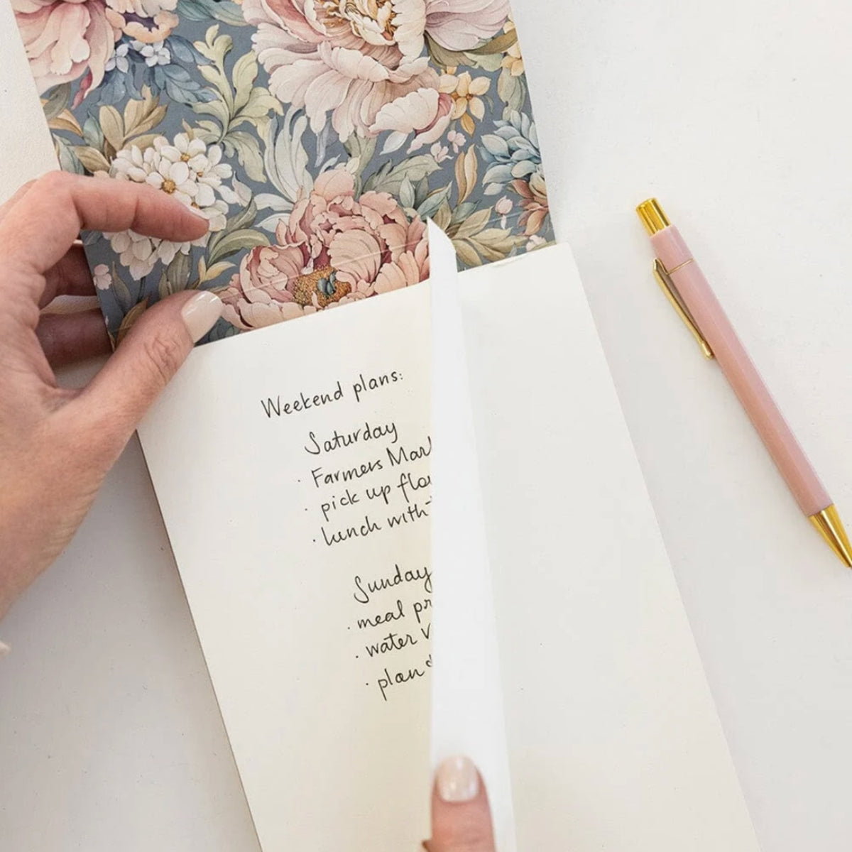 Regency Blooms Notepad Jotter
