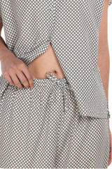 Marlie Diamond Cotton PJ - Olive