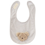 Sherpa Bear Bib - Oatmeal