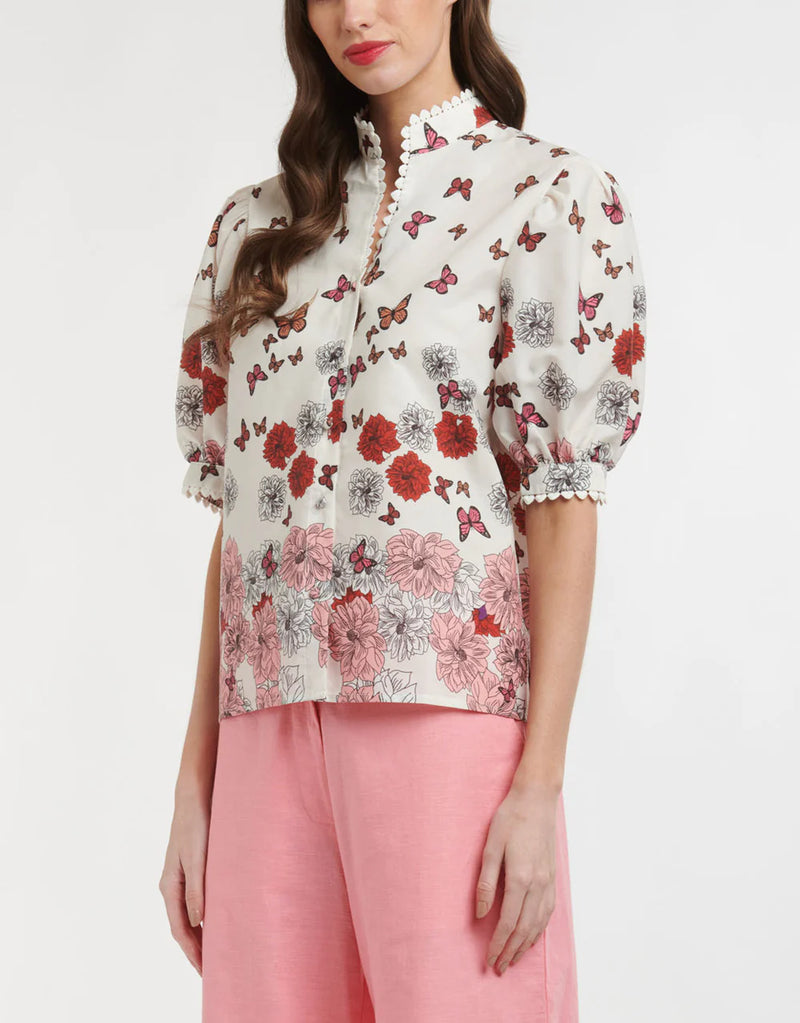 Sabrina Blouse - Madame Butterfly