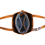 Amelie 2 pc Handbag - Tan