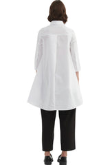 Swing Back Shirt - White