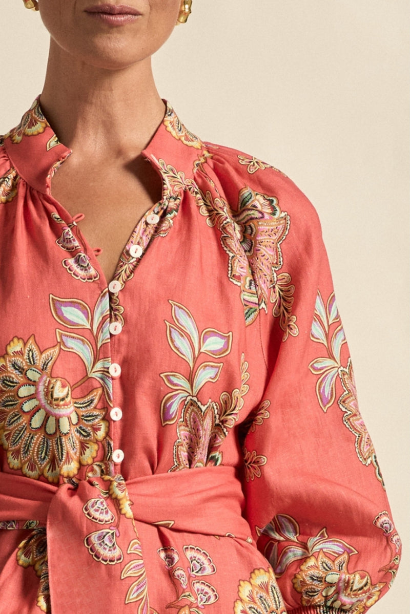 Flourish Dress Kgari Melon