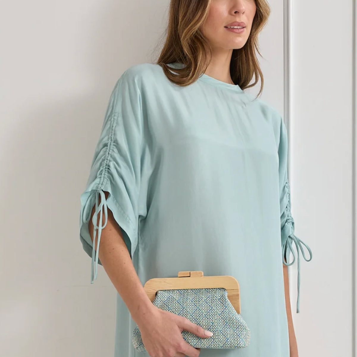 Augusta Clutch - Blue/Multi