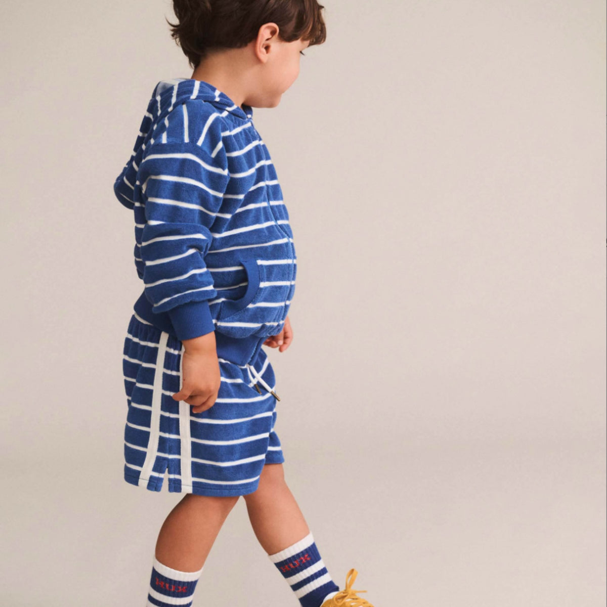 Nautical Stripe Towelling Short