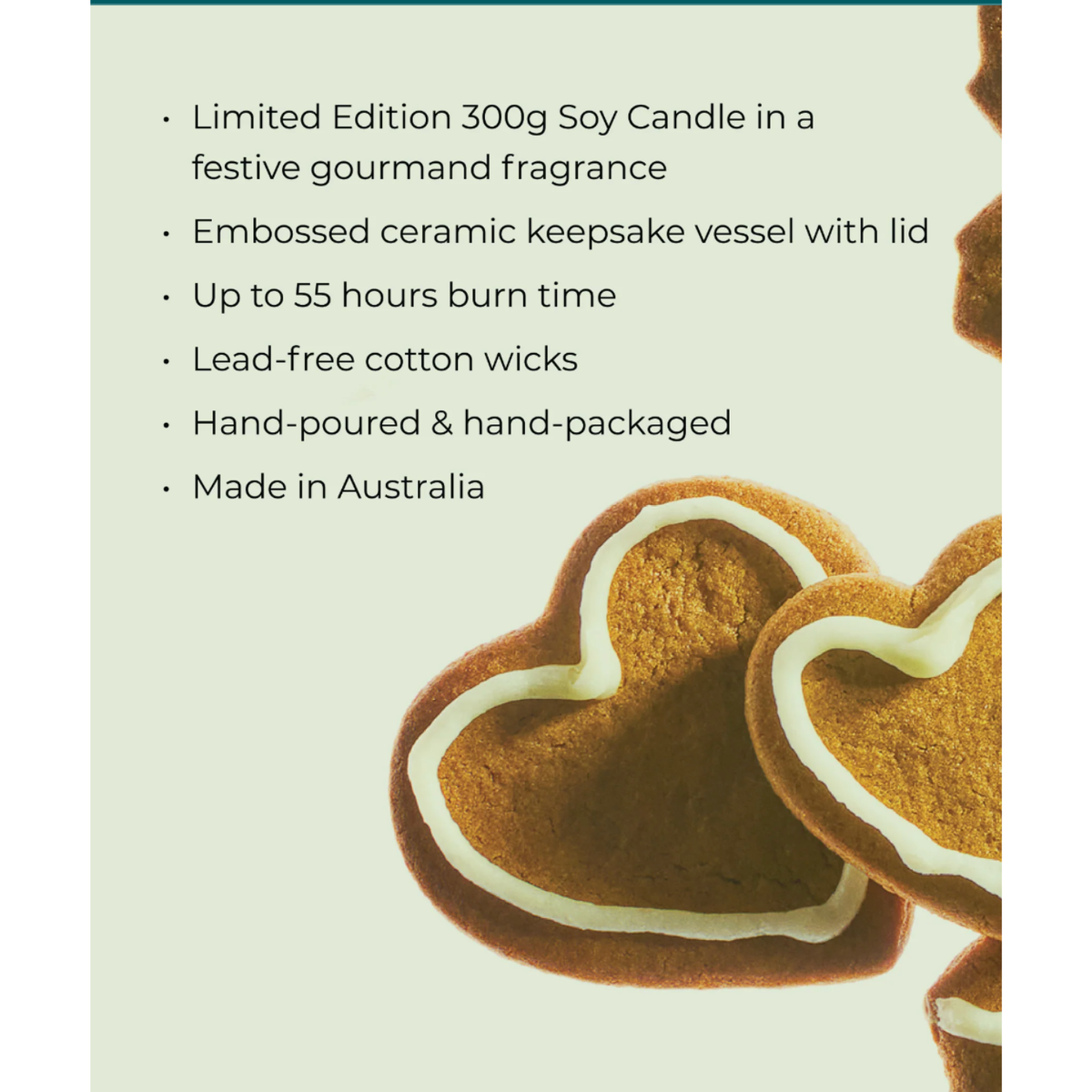 300g Candle - Gingerbread Cookies 26