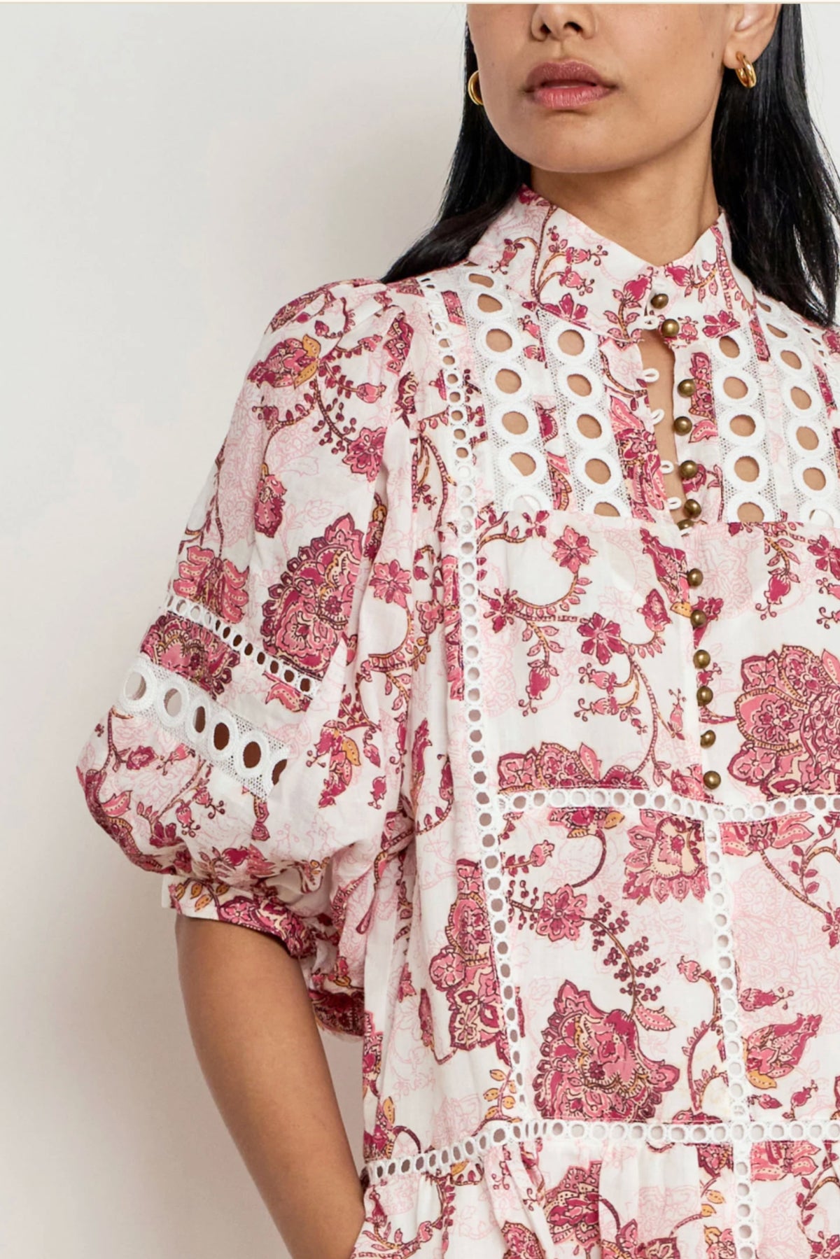 Flutter Dress - Rose Paisley