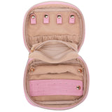 Rita Jewellery Case - Pastel Pink