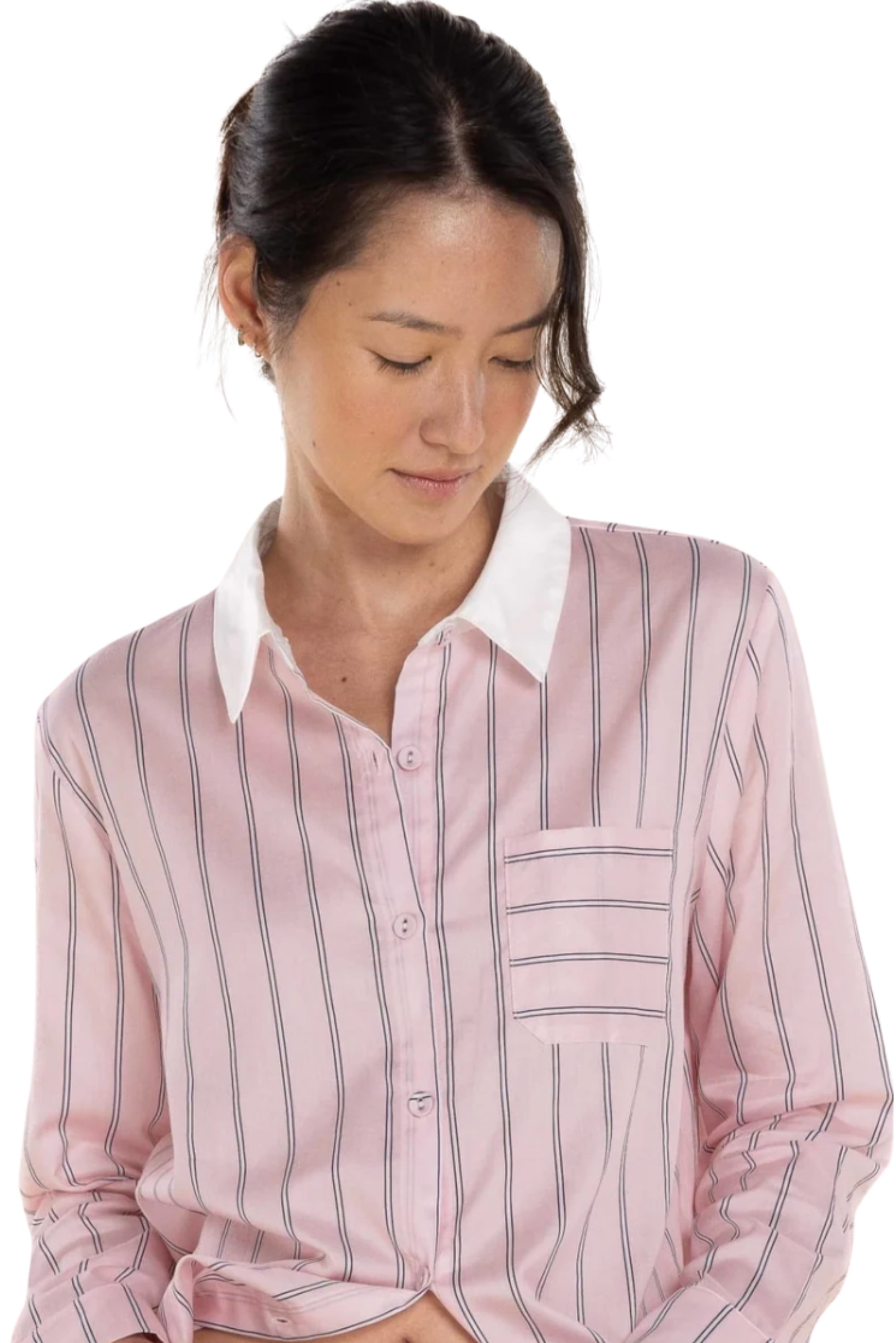 Belinda Long PJ Set - Pink Stripe