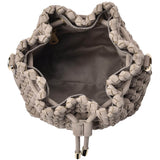 Box Weave Bucket Bag - Fawn