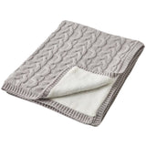 Aurora Baby Blanket - Silver/Cream