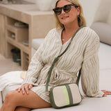Ginger Canvas Crossbody - Cream/Avocado