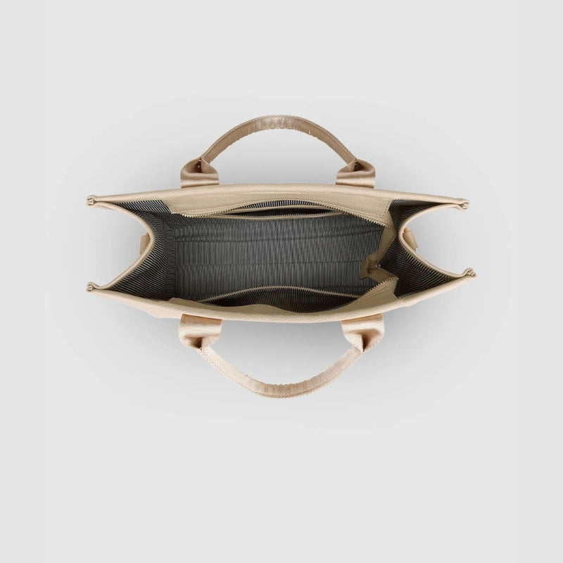 Manhattan Logo Tote Bag - Biscotti