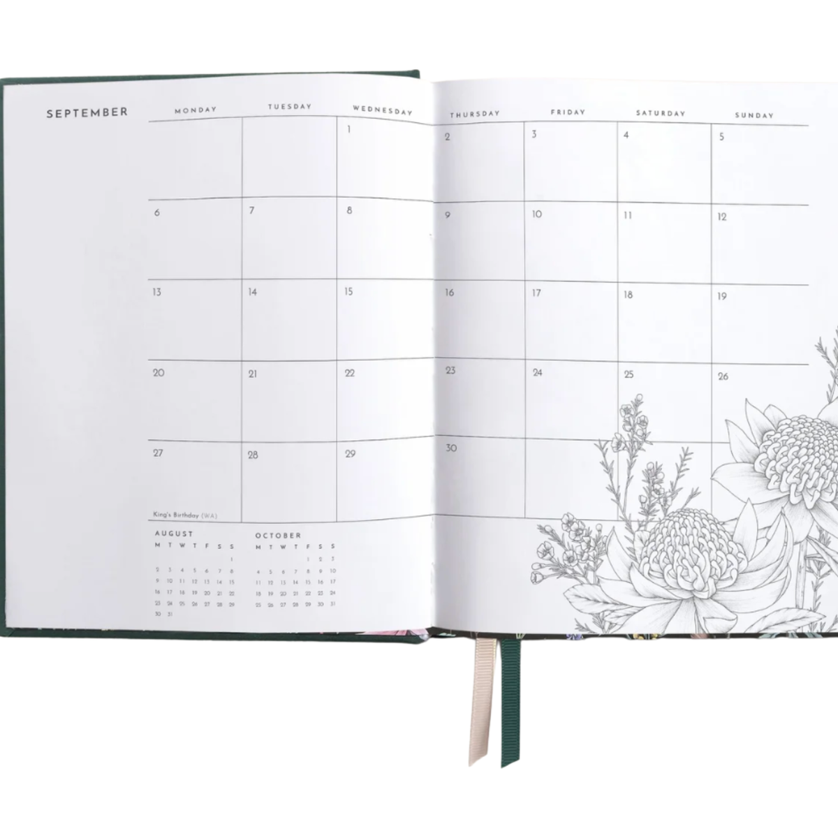 2027 Planner - Deep Green