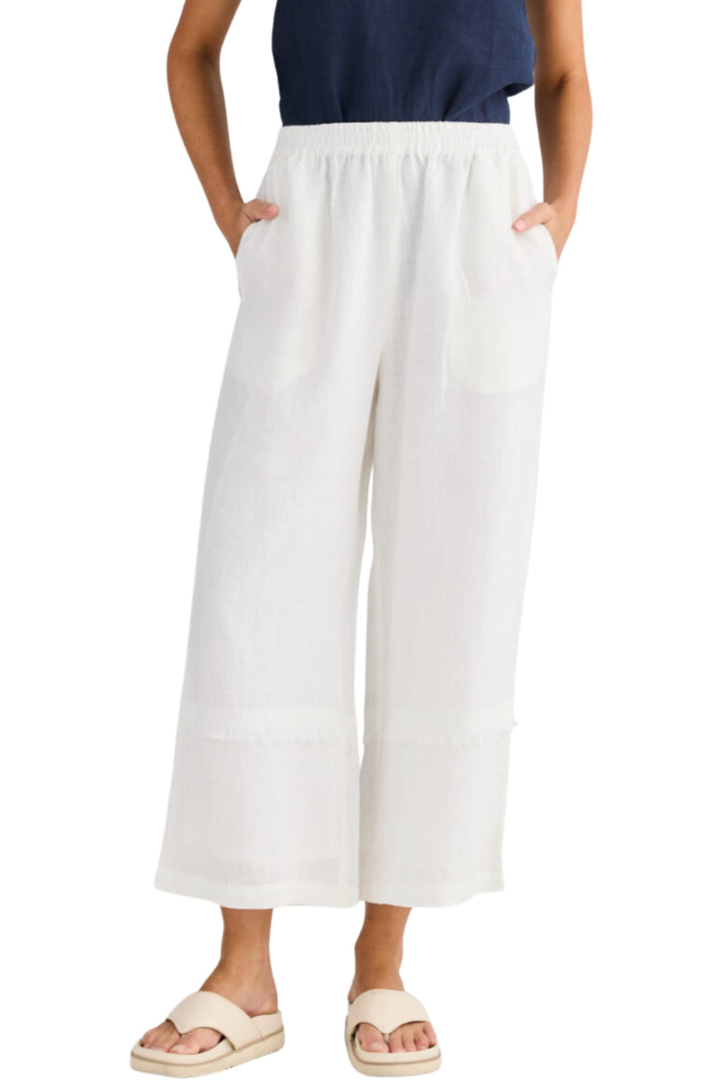 Sailor Pant - White Linen