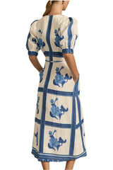 Portrait Dress - Azura Collage