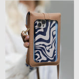 Fontaine Phone Crossbody Bag - Latte