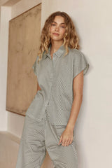 Marlie Diamond Cotton PJ - Olive