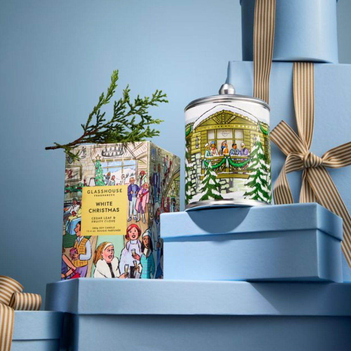 380g Candle - White Christmas 26