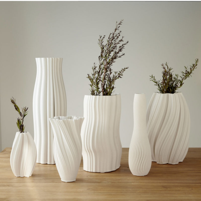 Emma White Vase 31cm