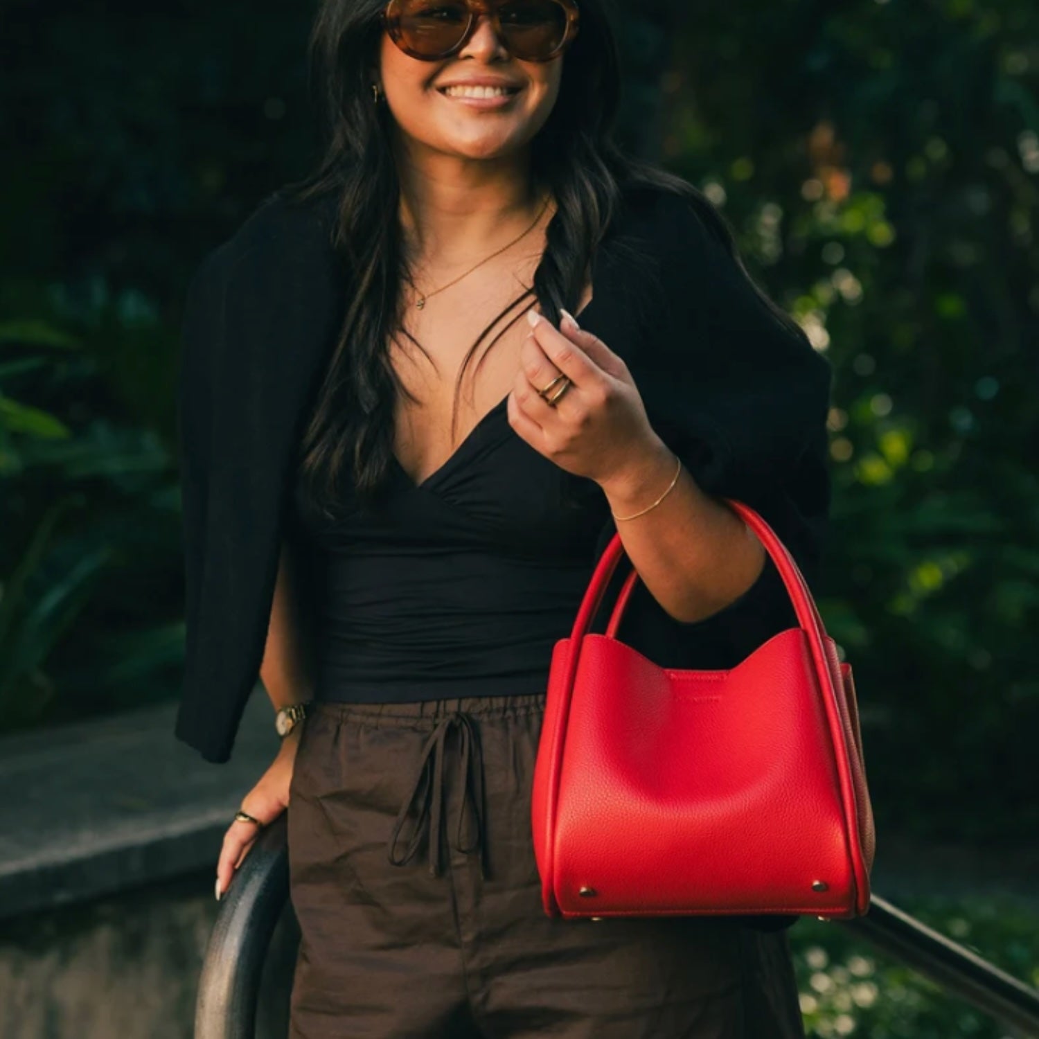 Steffie Mini Tote - Red