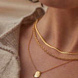 Molten Necklace - Gold