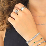 Contessa Ring (Large) - Silver
