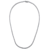 Dani Tennis Necklace - Silver