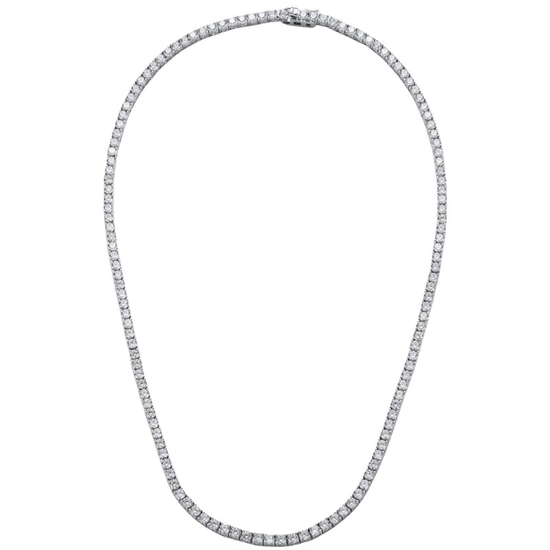 Dani Tennis Necklace - Silver