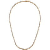 Dani Tennis Necklace - Gold