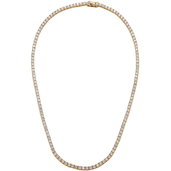 Dani Tennis Necklace - Gold