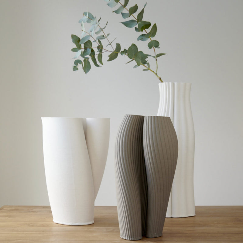 Jade White Vase 34cm