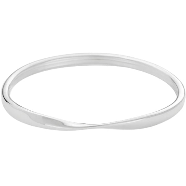 Fold Bangle - Silver