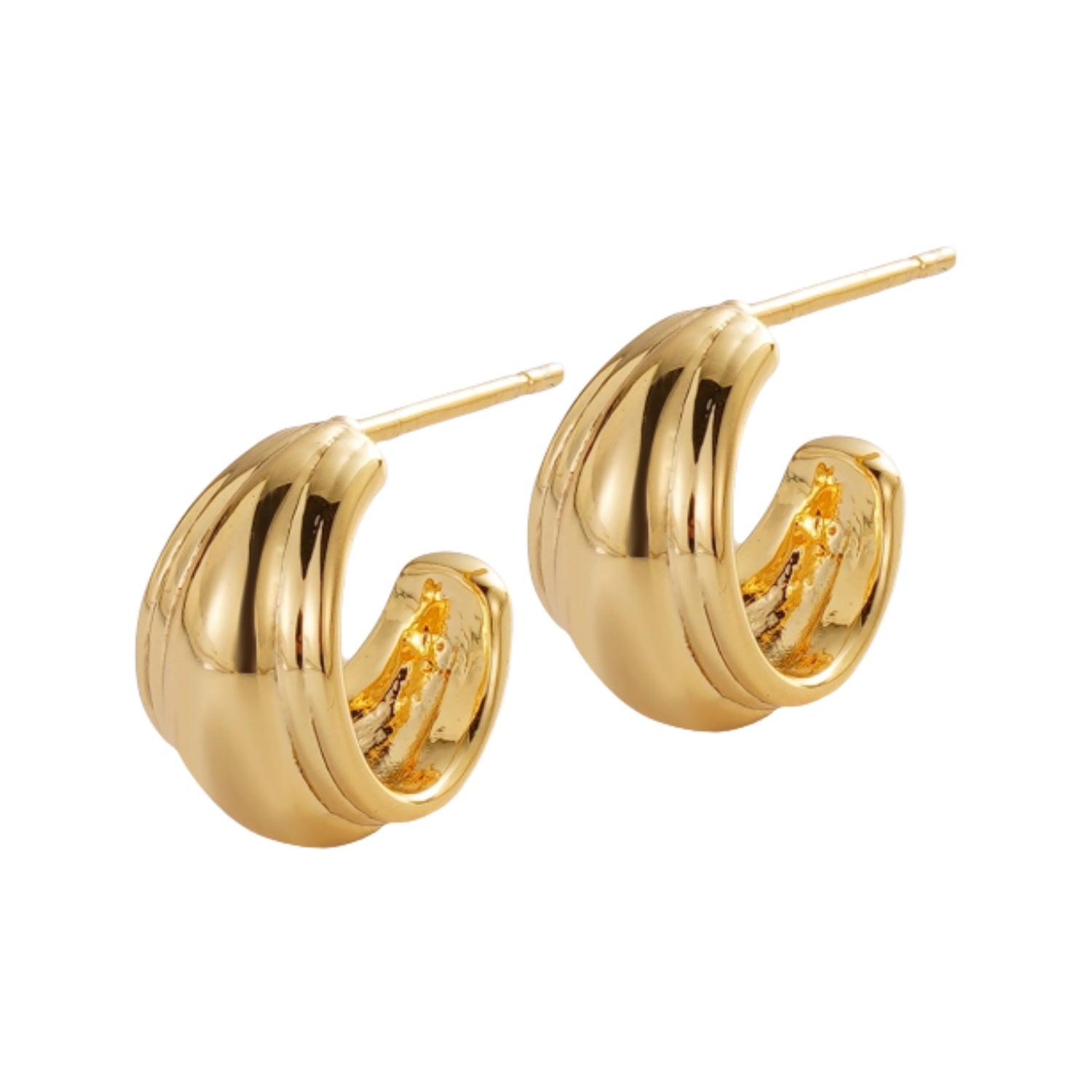 Vicky Hoop Earrings - Gold