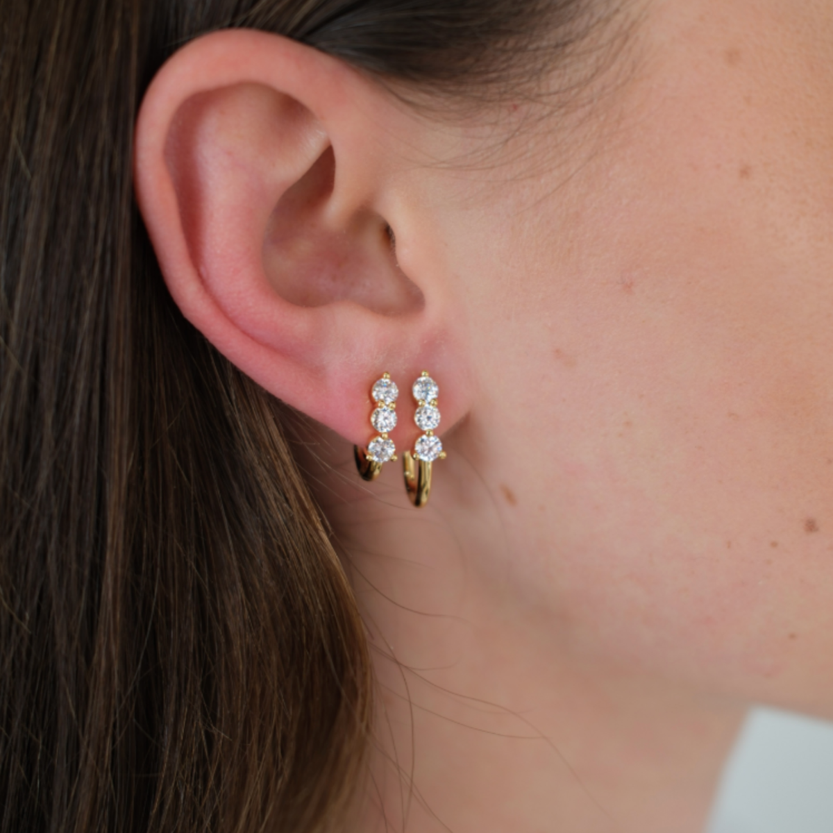 Mara Hoop Earrings - Gold