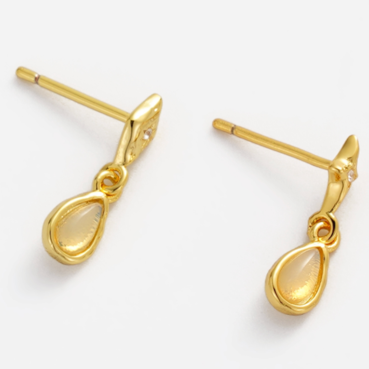 Clea Drop Earrings - Gold
