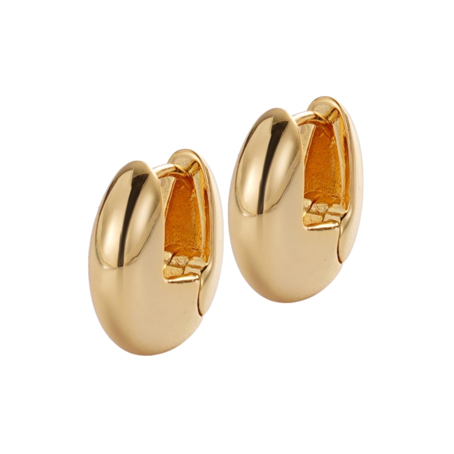 Carrie Hoop Earrings - Gold