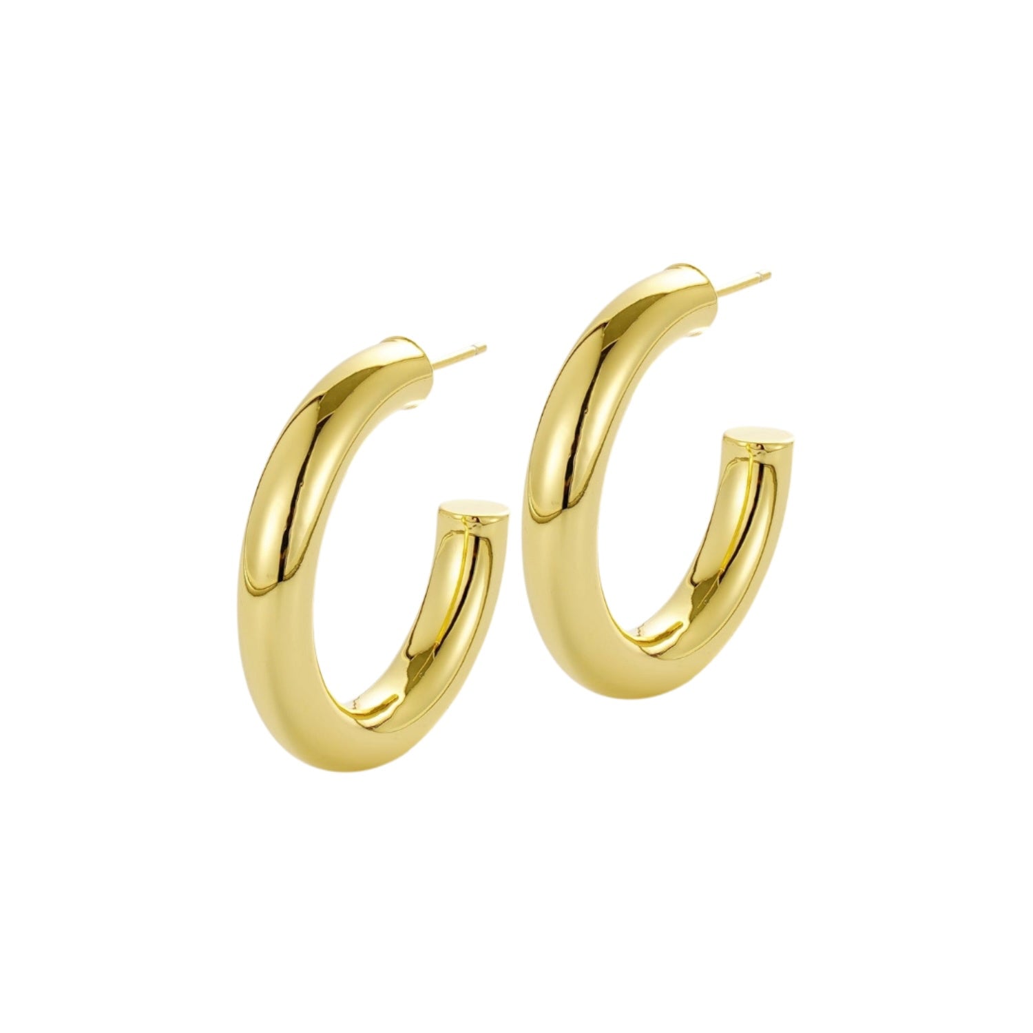 Lina Large Hoop Earring - Gold