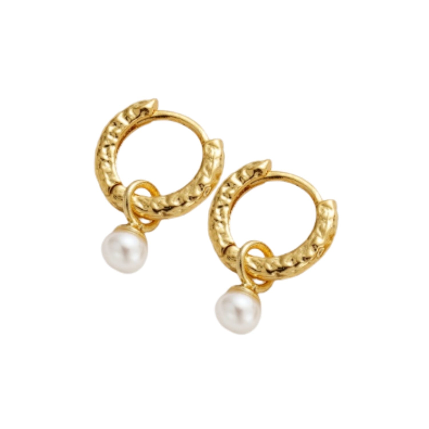 Emery Earrings - Pearl/Gold