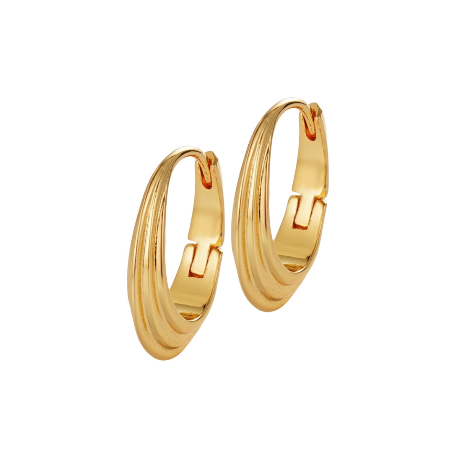 Marley Hoop Earrings - Medium - Gold