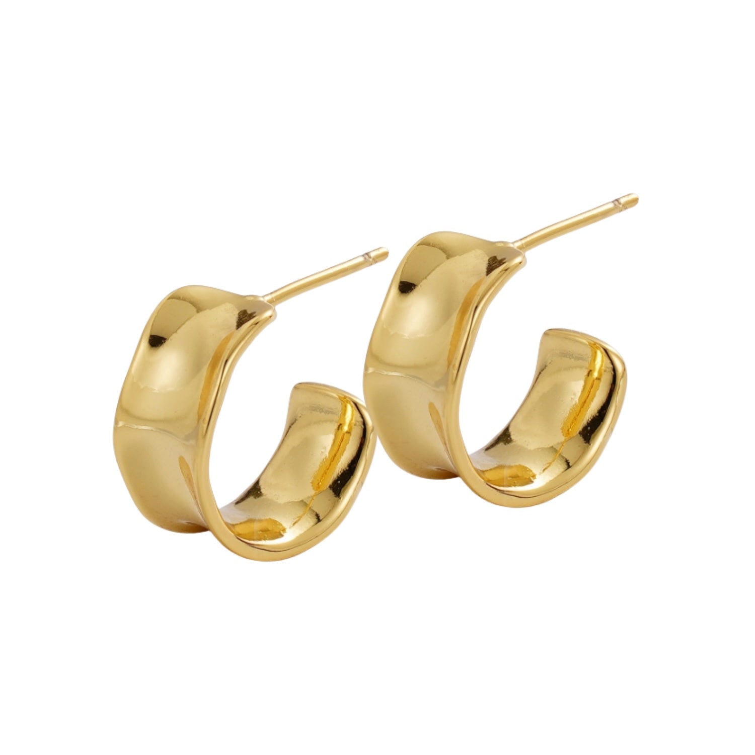 Nina Hoop Earrings - Gold