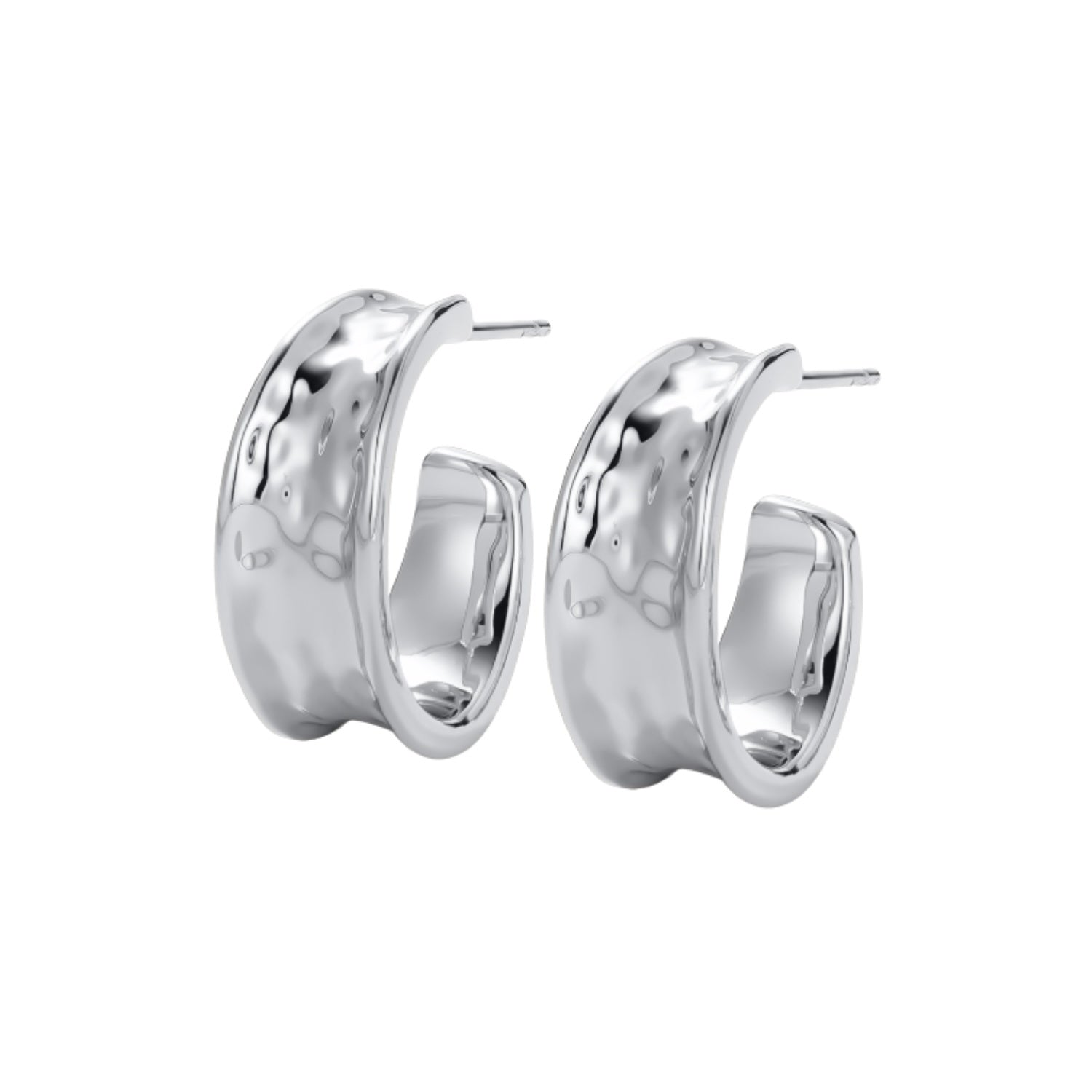 Bianca Mini Hoop Earrings - Silver