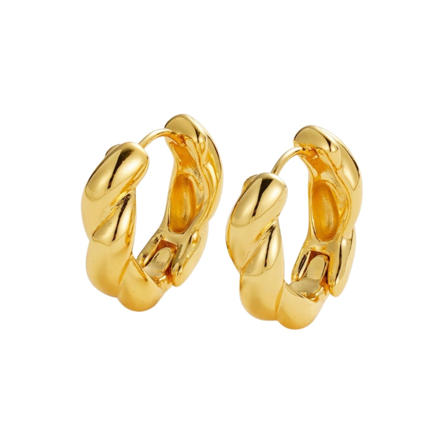 Maya Hoop Earrings - Gold
